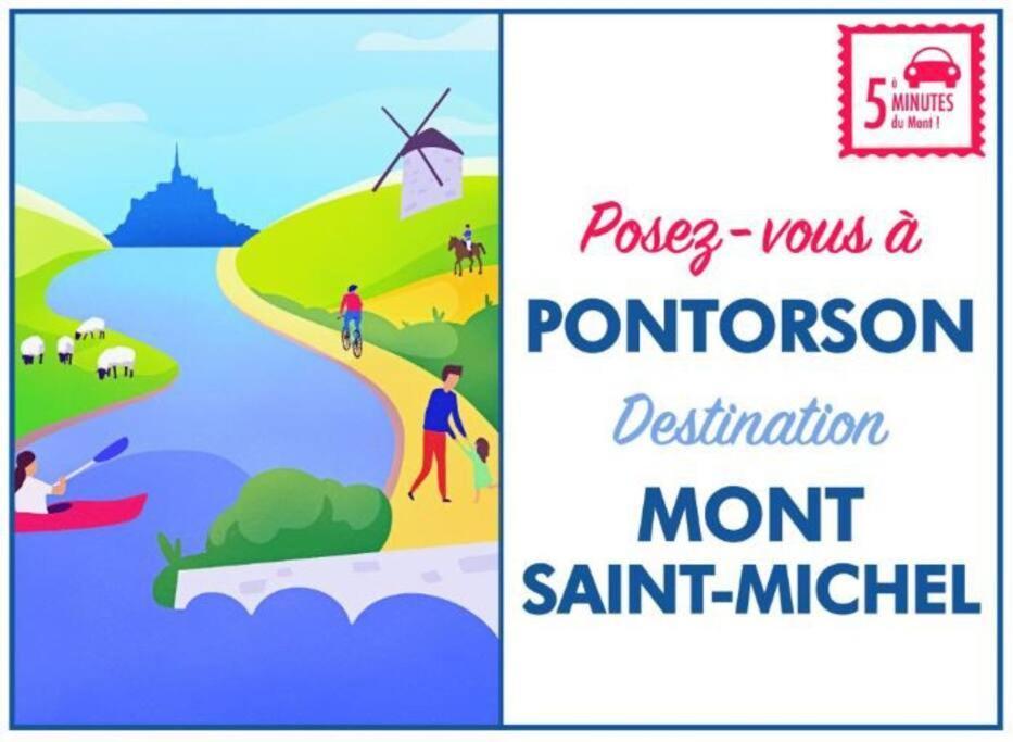 Willa Gite De L'Abri-Cotier 14 Pontorson Zewnętrze zdjęcie